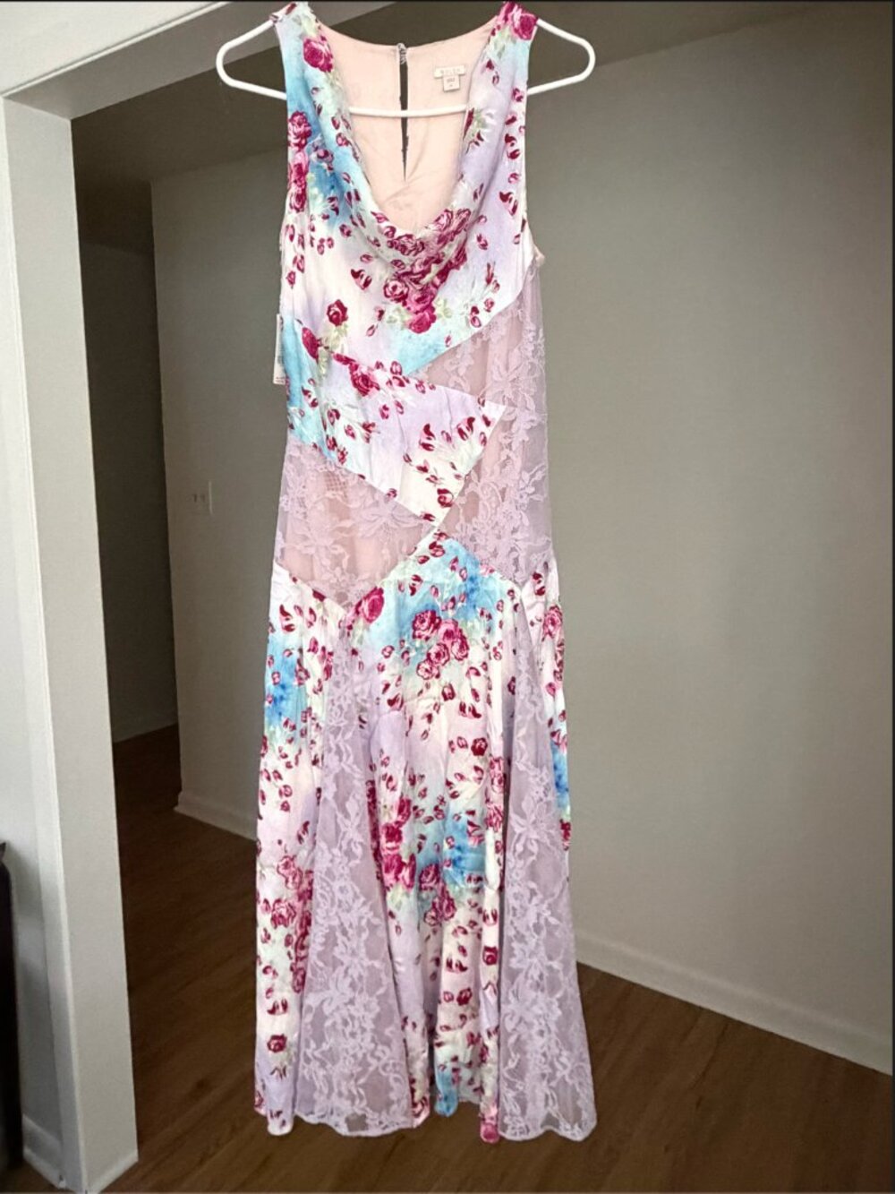 NWT Anthropologie BHLDN Cowl-Neck Maxi Dress/Original Price $328 - Picture 3 of 8